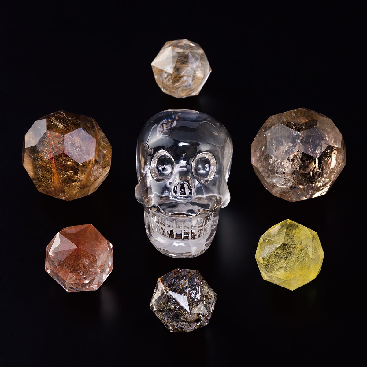 Crystal Object & Skull